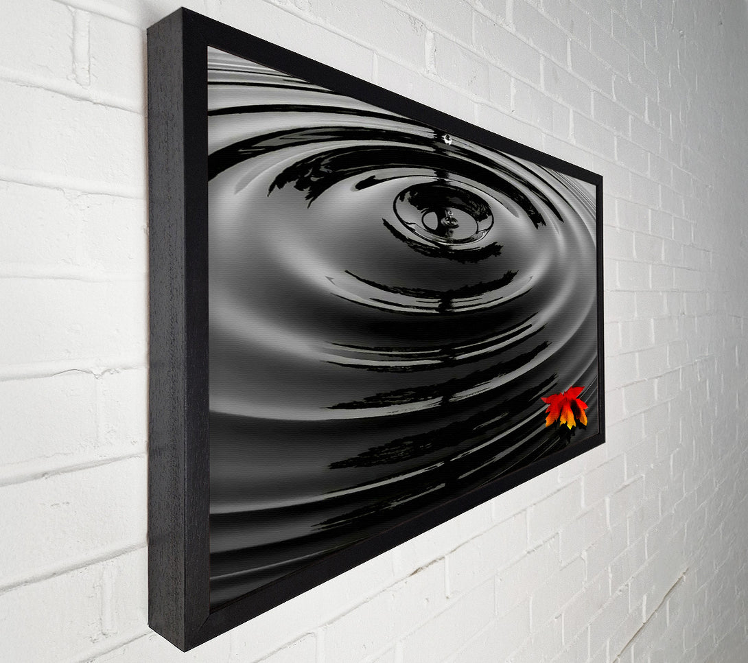  A Canvas Print of Rippled Autumn Leave Canvas Wall Art