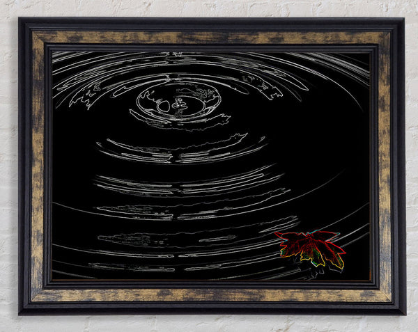 Ripples Framed Print