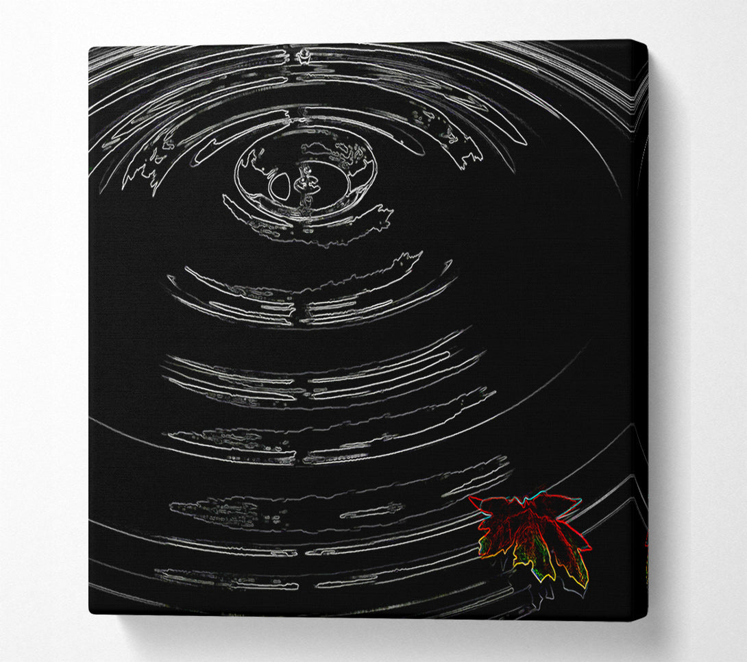  A Canvas Print of Ripples Canvas Print