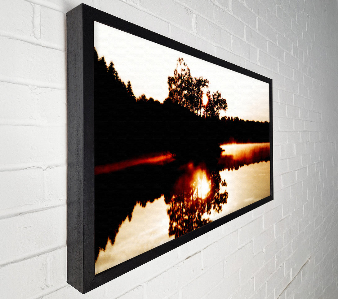  A Canvas Print of River Reflections Canvas Print