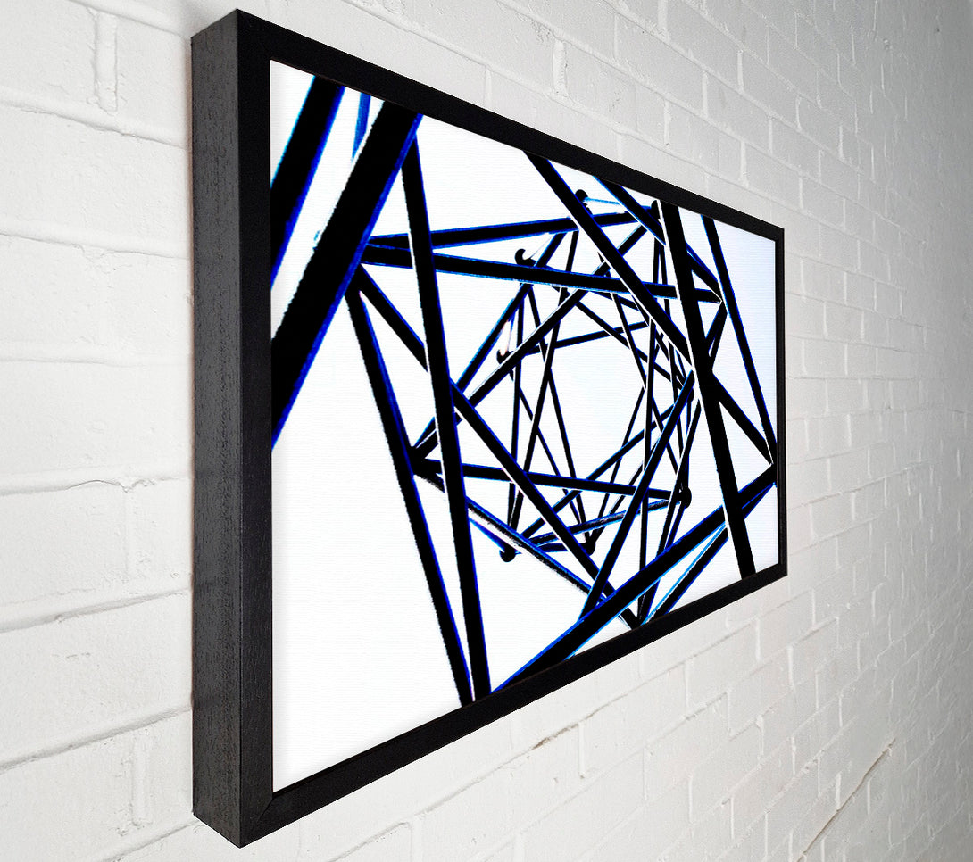  A Canvas Print of Scaffolders Blue Dream Canvas Print