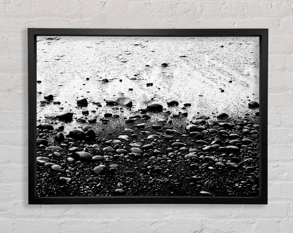 Seashore Pebbles Framed Print