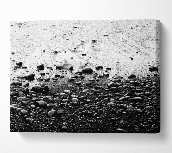  A Canvas Print of Seashore Pebbles Canvas Print