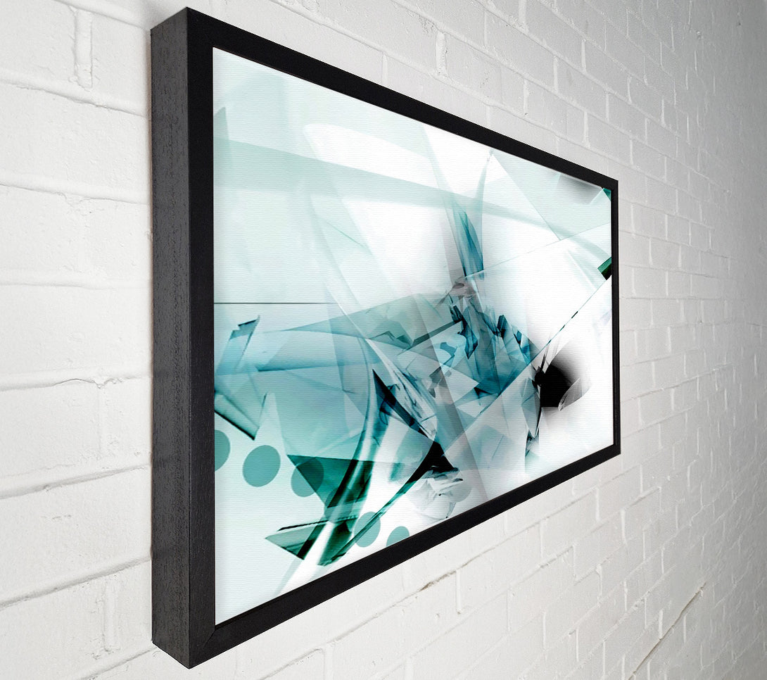  A Canvas Print of Shardes Of Green Canvas Art