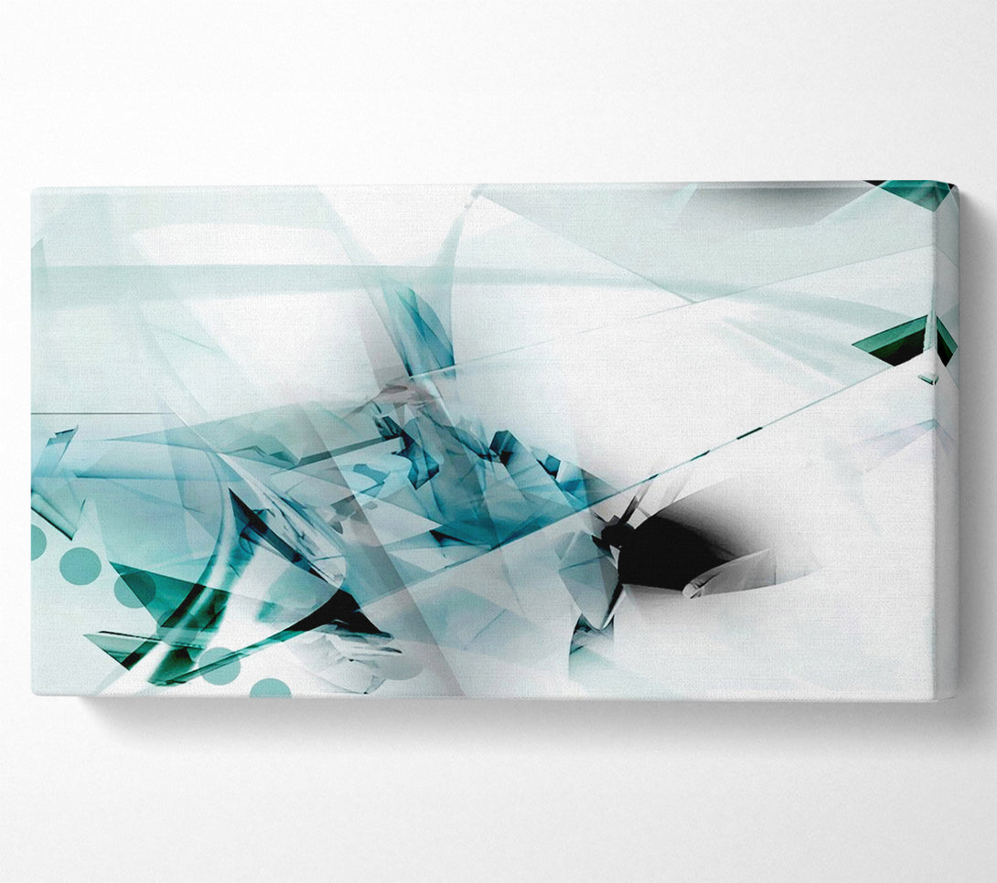  A Canvas Print of Shardes Of Green Canvas Art