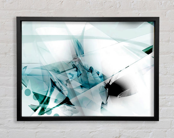 Shardes Of Green Framed Print