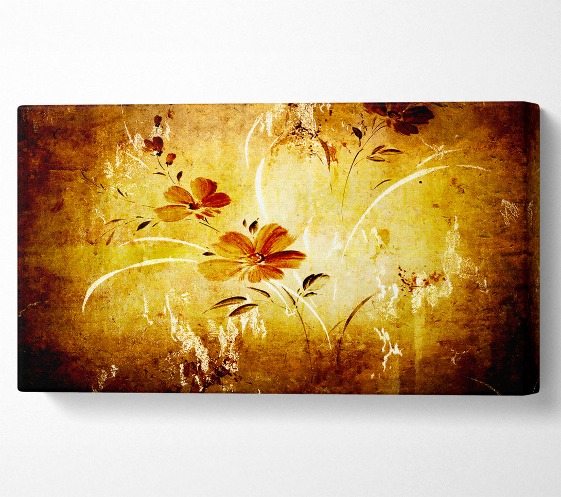  A Canvas Print of Shower Of Golden Light Canvas Print