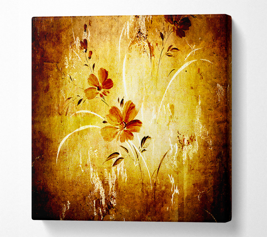  A Canvas Print of Shower Of Golden Light Canvas Print