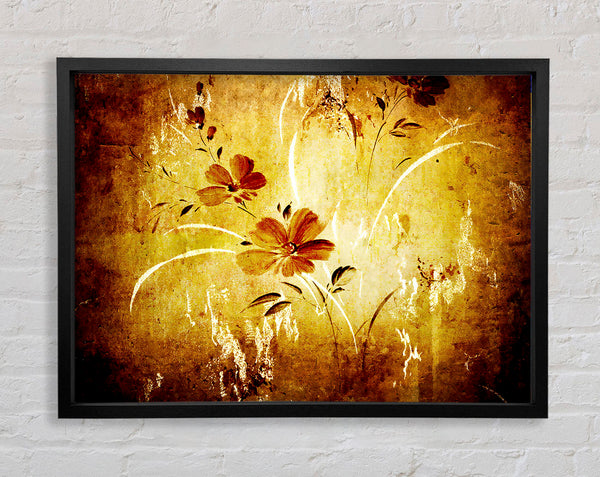 Shower Of Golden Light Framed Print