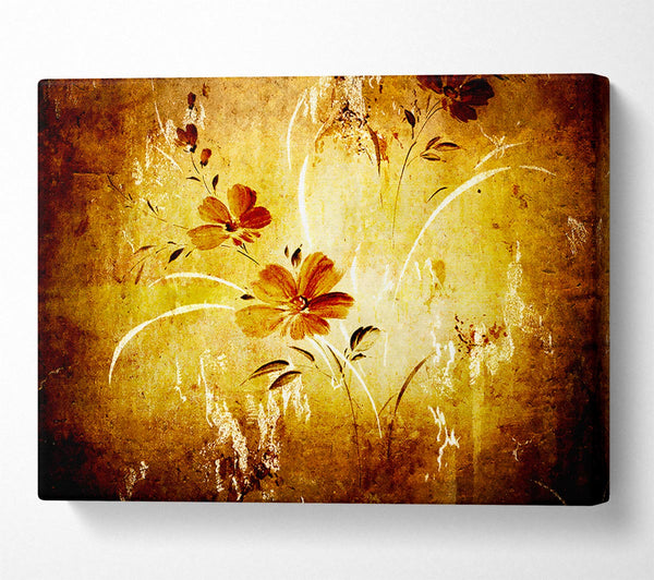  A Canvas Print of Shower Of Golden Light Canvas Print