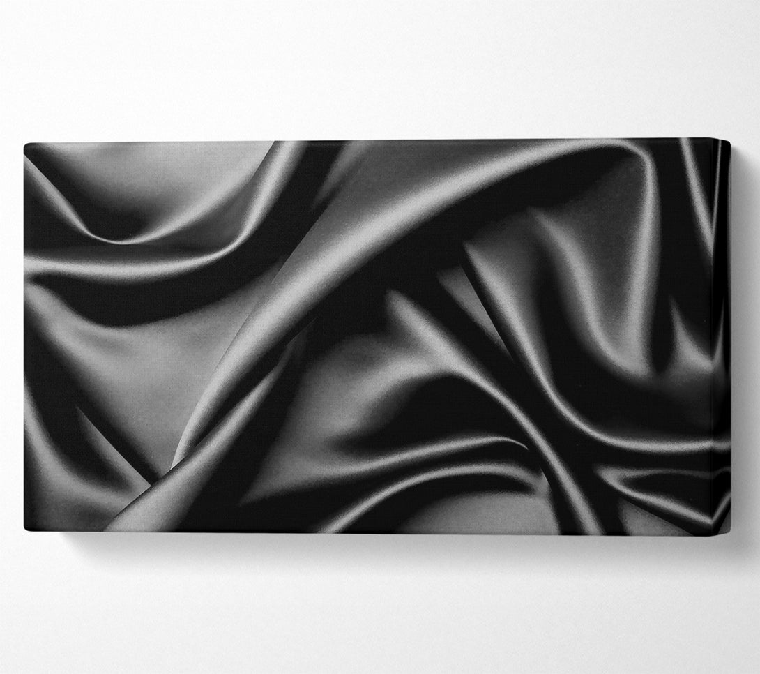 A Canvas Print of Silk Black Canvas Art