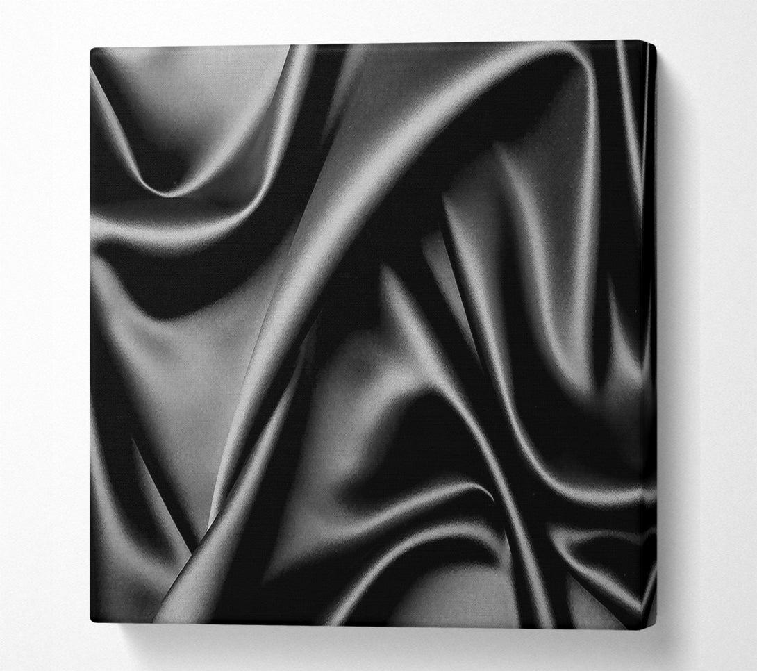  A Canvas Print of Silk Black Canvas Art
