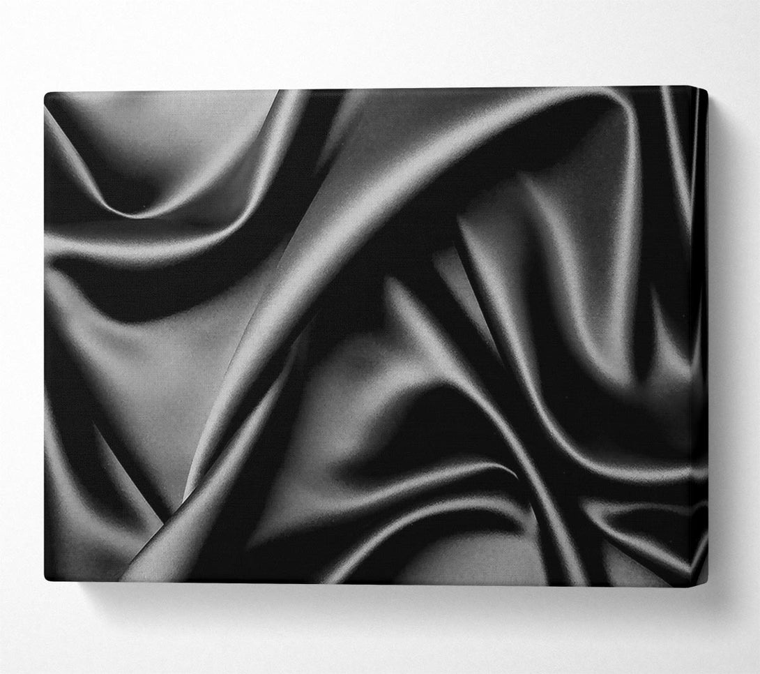  A Canvas Print of Silk Black Canvas Art