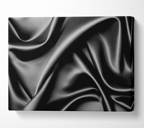  A Canvas Print of Silk Black Canvas Art
