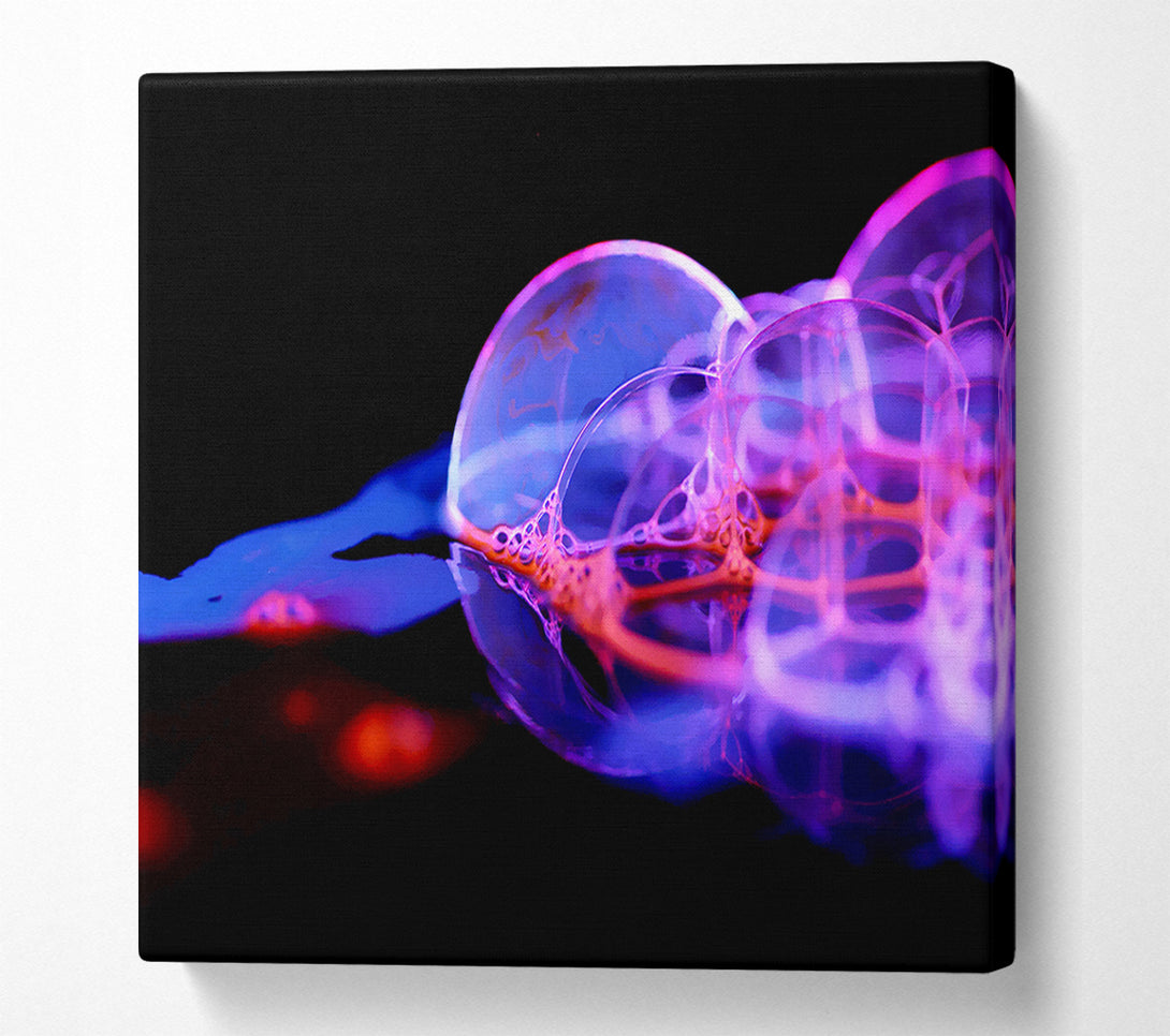  A Canvas Print of Silk Bubble Flow Canvas Print