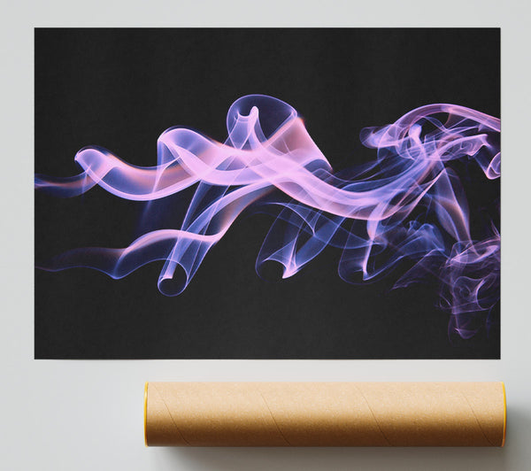 Smoke Pinks Poster