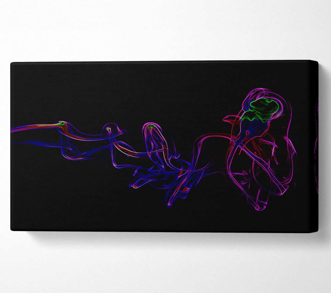  A Canvas Print of Smoke Dance Canvas Wall Art