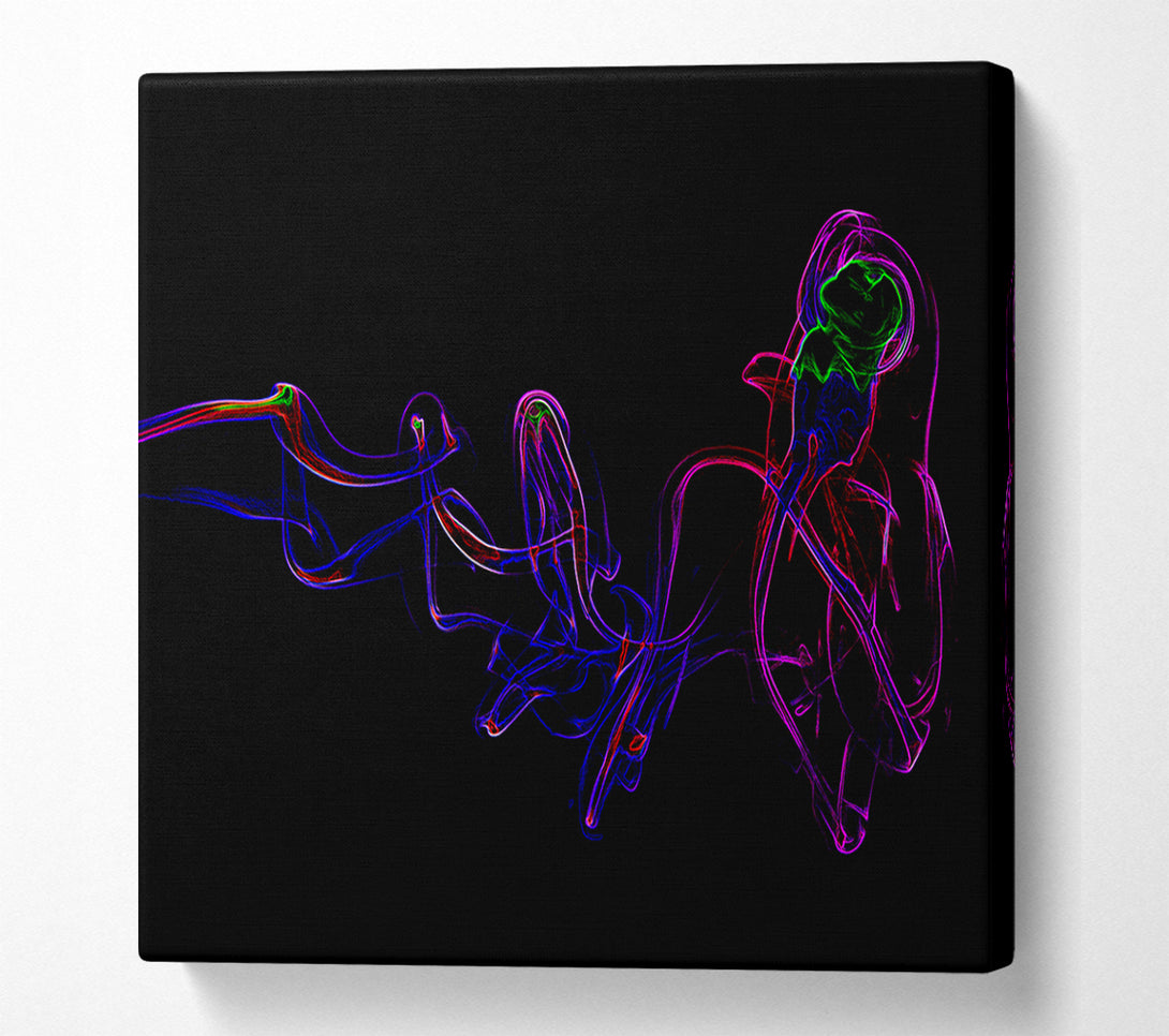  A Canvas Print of Smoke Dance Canvas Wall Art