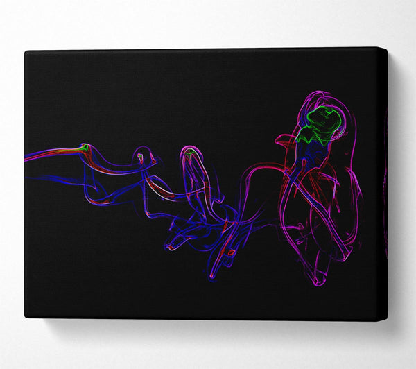  A Canvas Print of Smoke Dance Canvas Wall Art