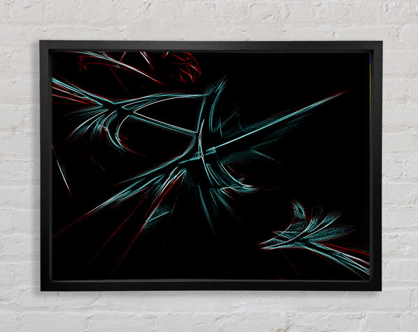 Spike Attack Framed Print