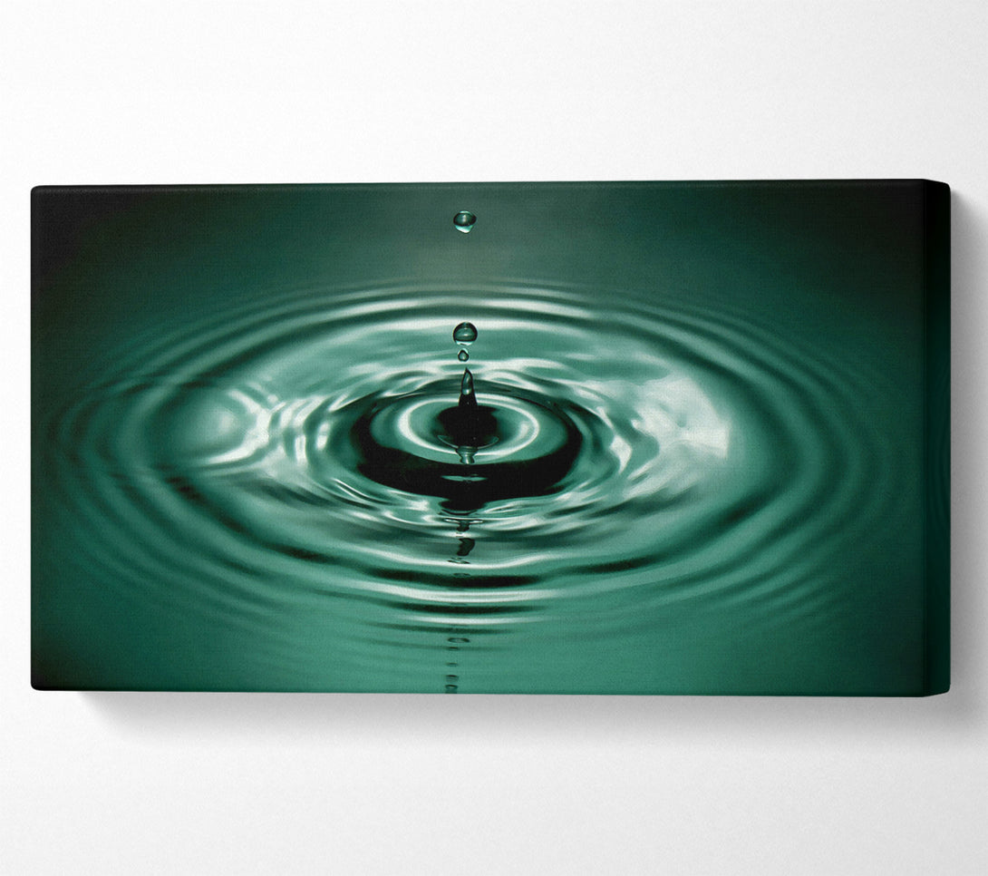  A Canvas Print of Splash Emerald Canvas Wall Art