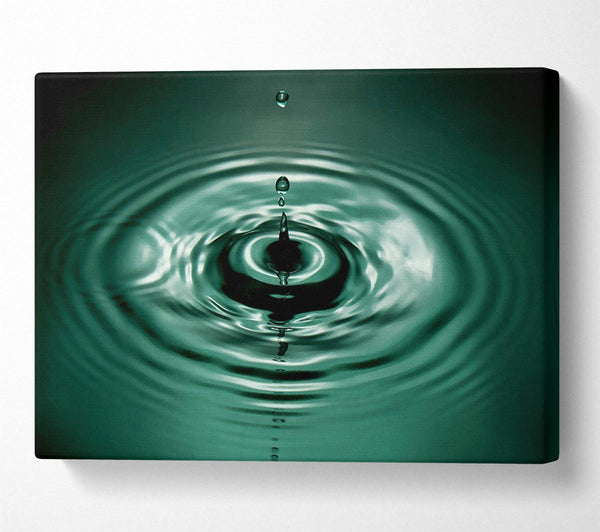  A Canvas Print of Splash Emerald Canvas Wall Art