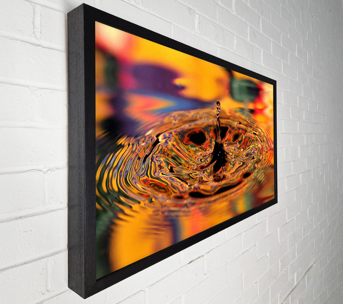  A Canvas Print of Splash Golden Canvas Print