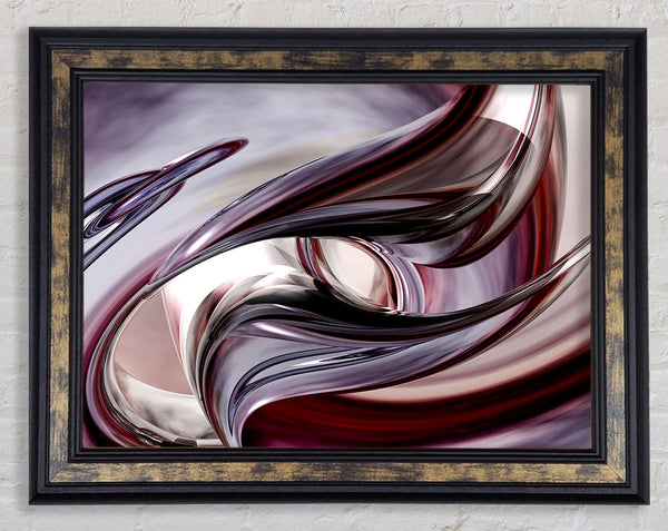 Steel Wave Flip Framed Print