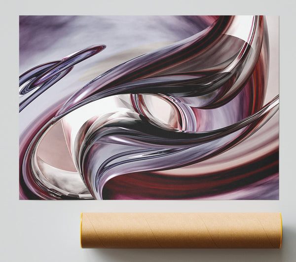 Steel Wave Flip Print