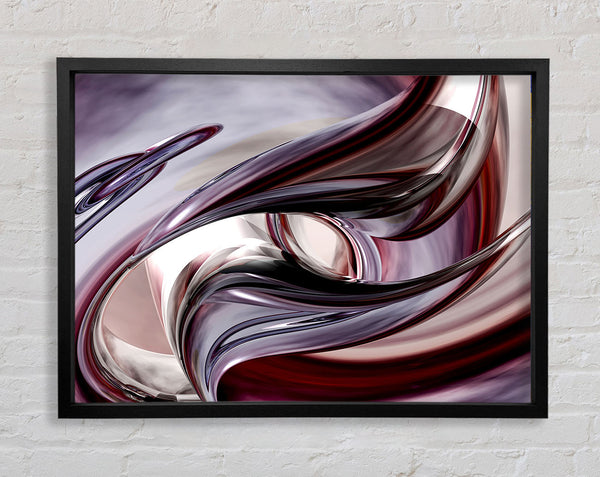 Steel Wave Flip Framed Print