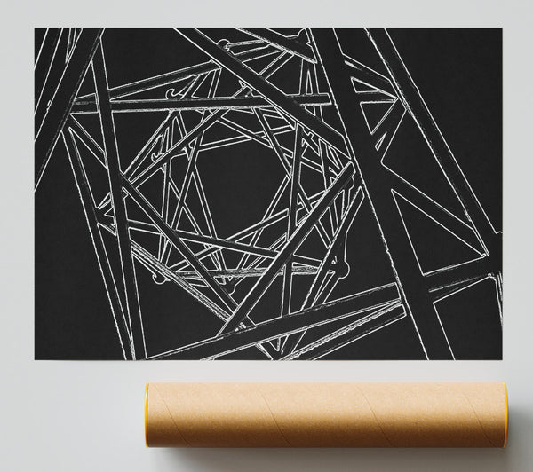 Structure Giclee Print