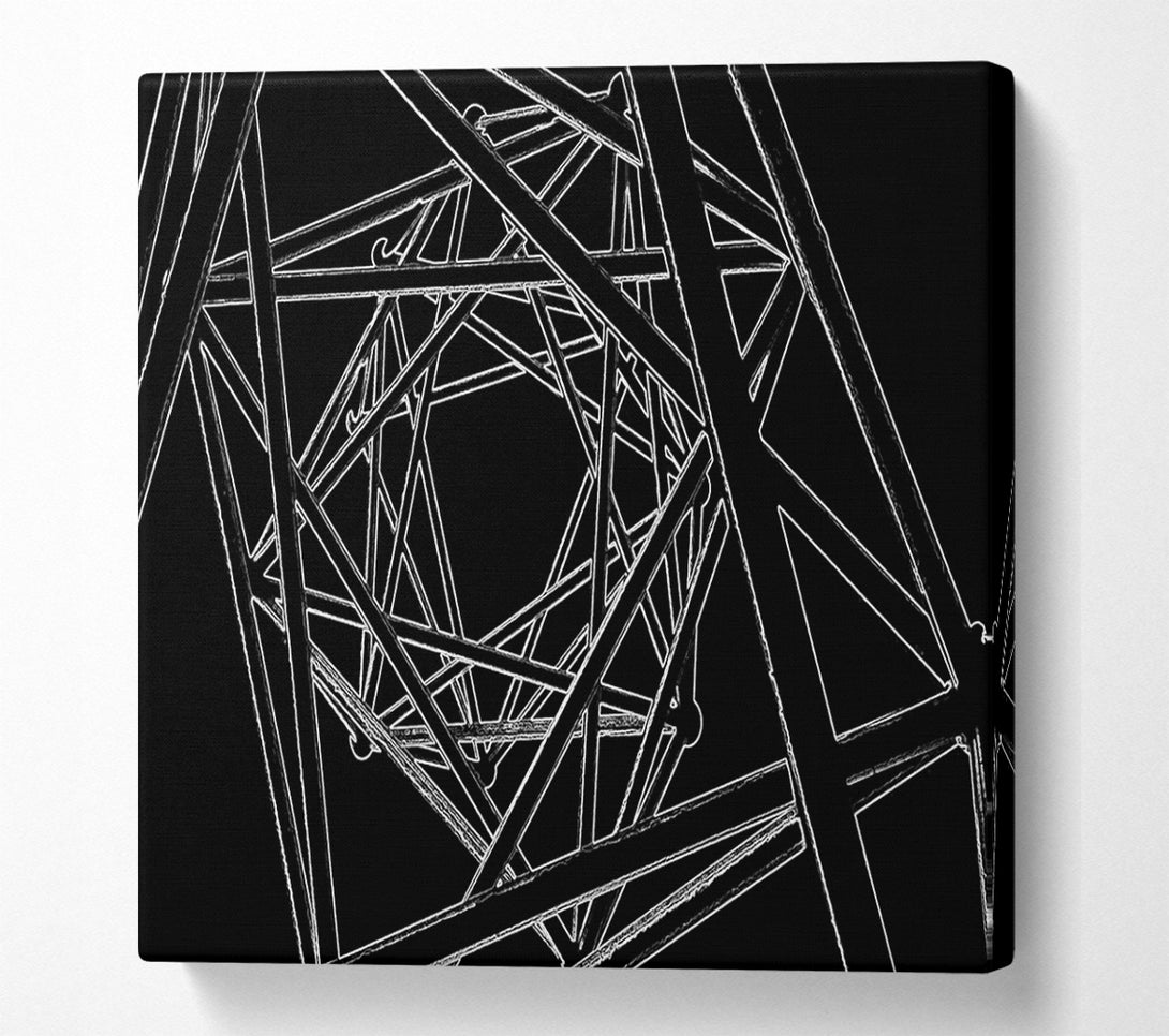  A Canvas Print of Structure Canvas Art