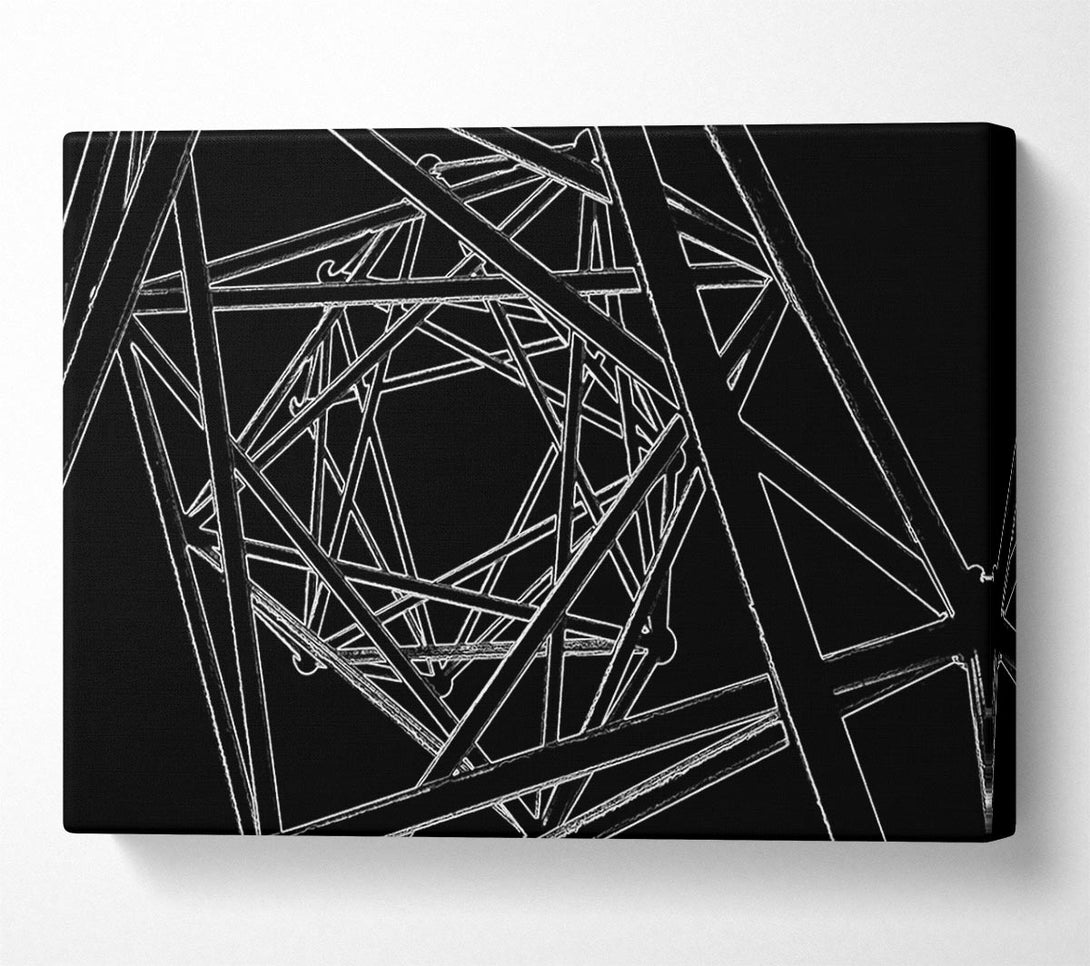  A Canvas Print of Structure Canvas Art