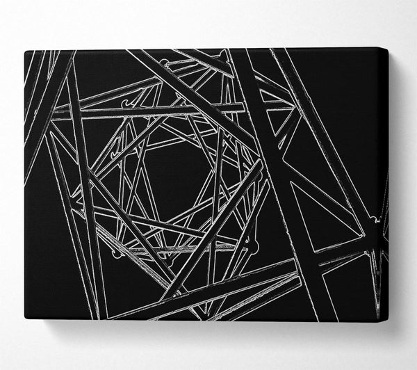  A Canvas Print of Structure Canvas Art