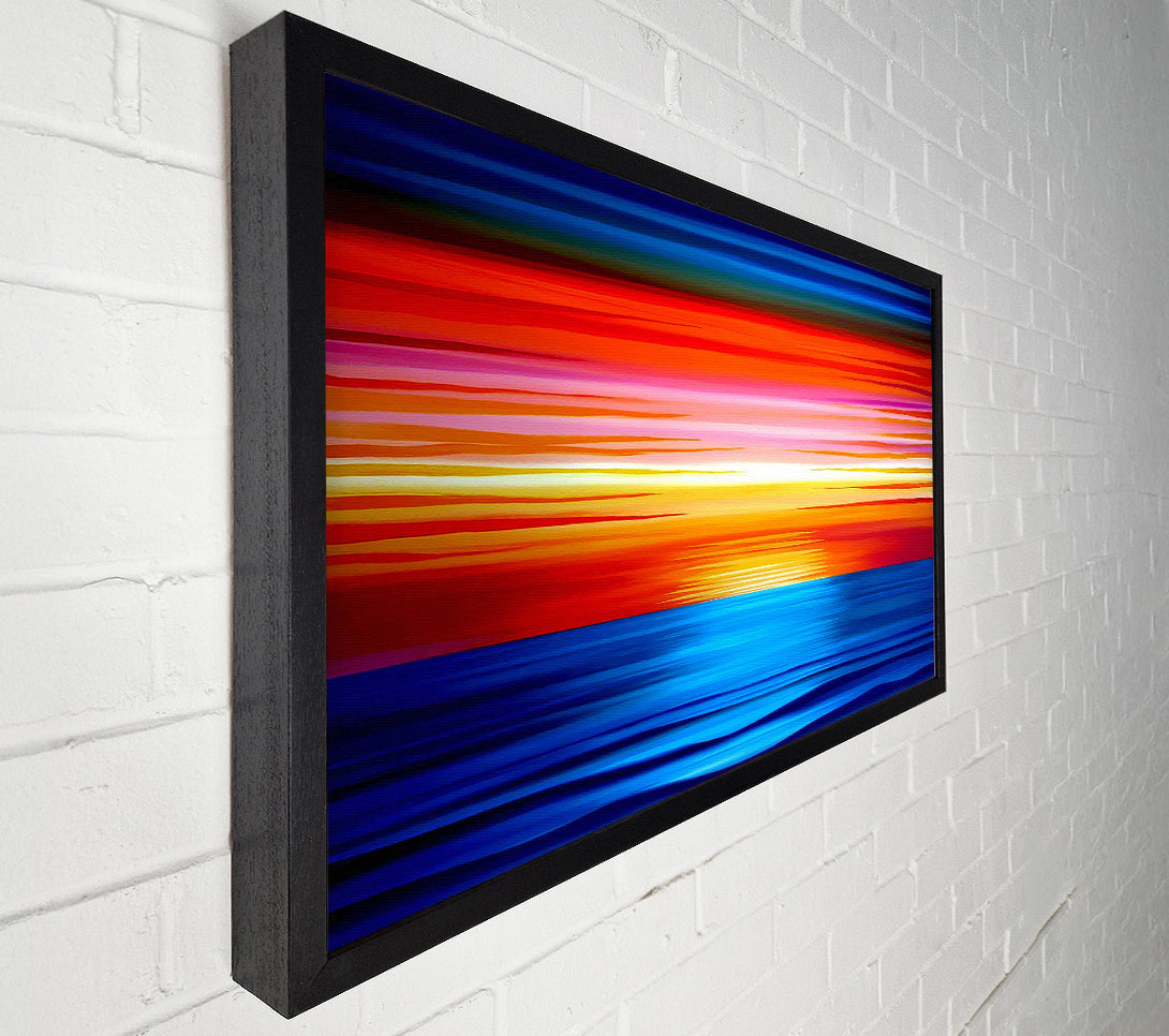  A Canvas Print of Sun Of The Ocean Canvas Wall Art