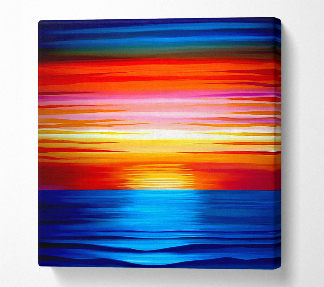  A Canvas Print of Sun Of The Ocean Canvas Wall Art