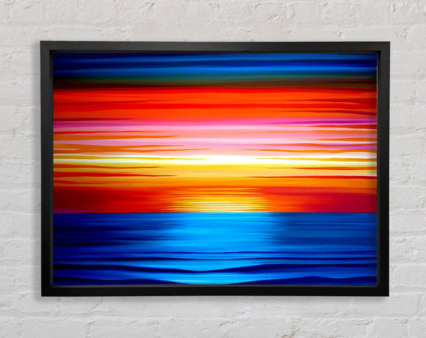 Sun Of The Ocean Framed Print