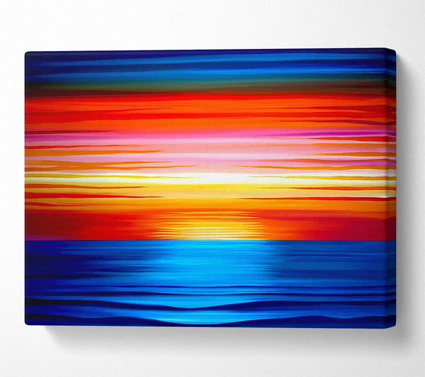  A Canvas Print of Sun Of The Ocean Canvas Wall Art