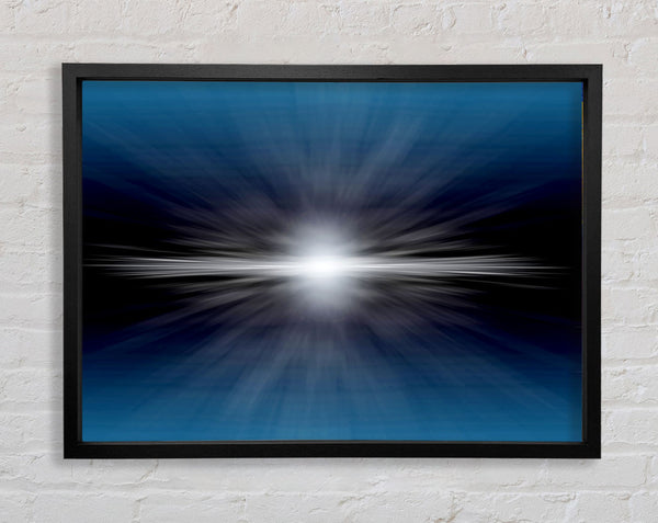 Surreal Sun Horizon Framed Print