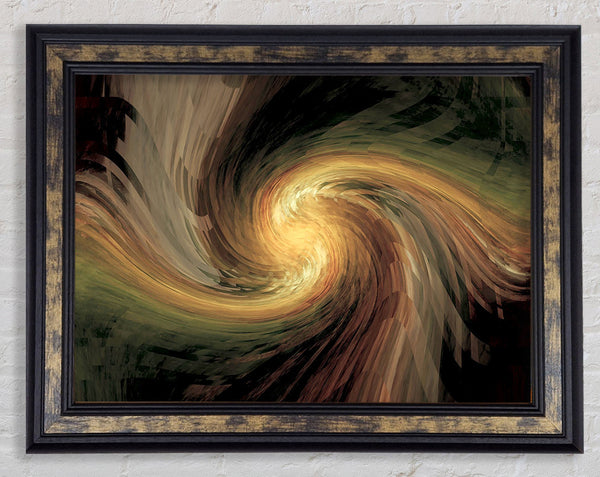 Swirls Of Light Framed Print