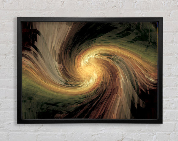 Swirls Of Light Framed Print