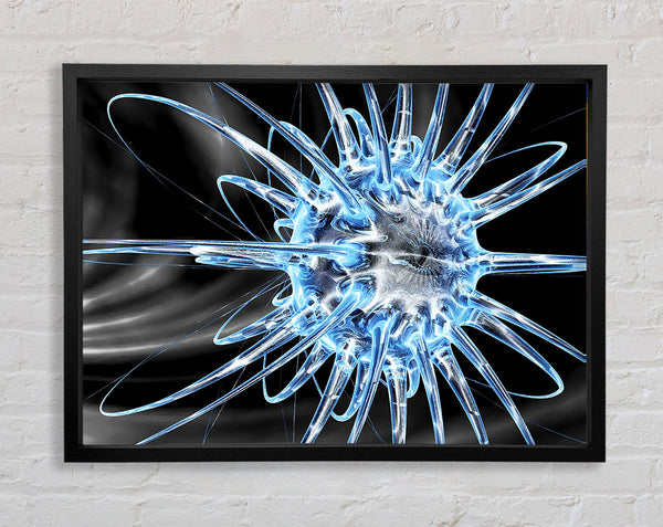 Tenticles Inverse Framed Print
