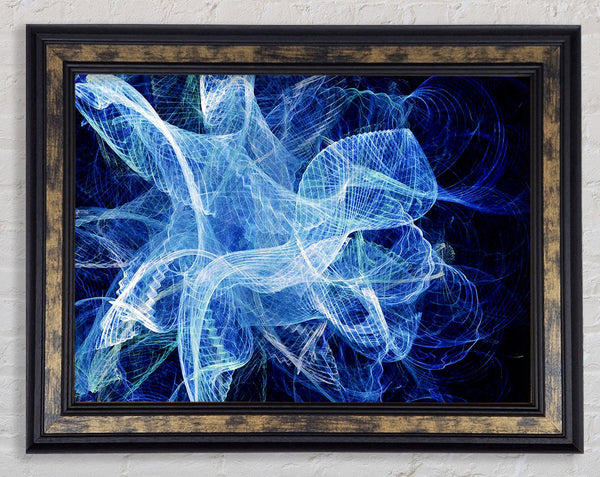 The Flow Of Energy Framed Print