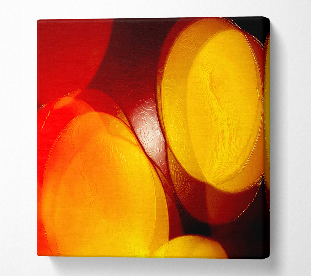  A Canvas Print of The Joining Of Circles Canvas Art