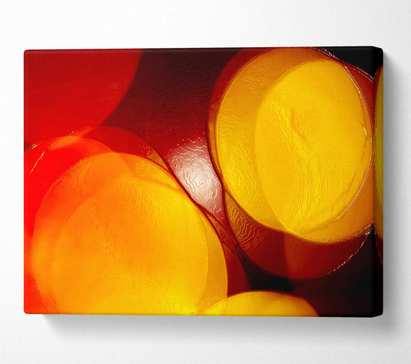  A Canvas Print of The Joining Of Circles Canvas Art
