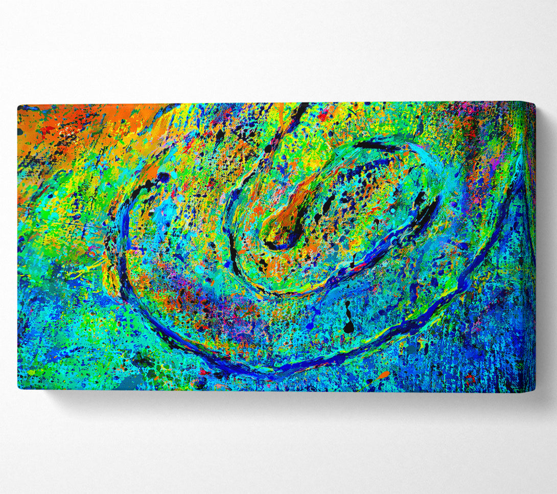  A Canvas Print of The Journey Green Canvas Print