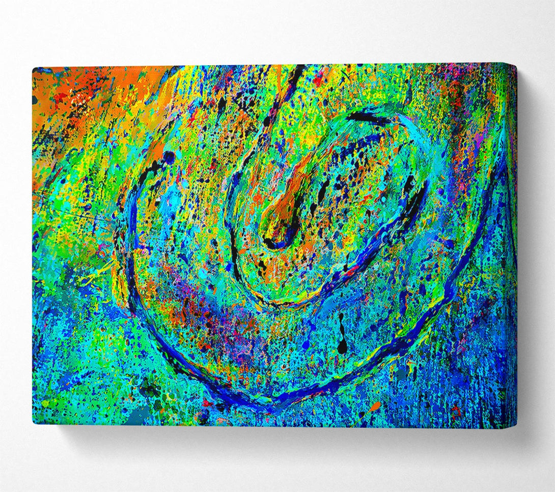  A Canvas Print of The Journey Green Canvas Print