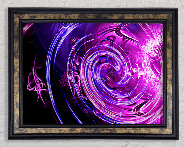 The Universe Pink Framed Print