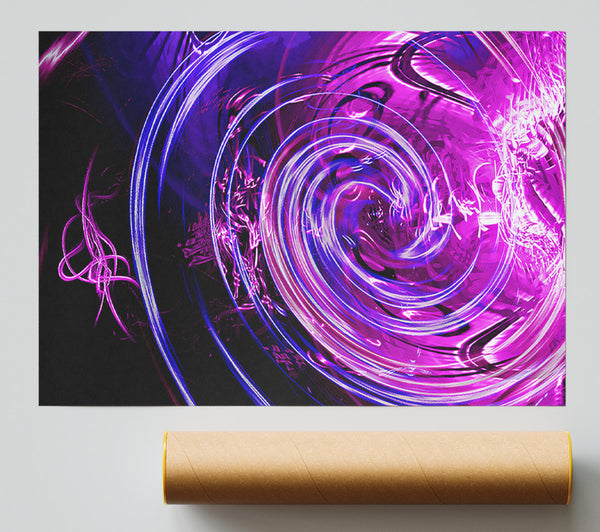 The Universe Pink Print