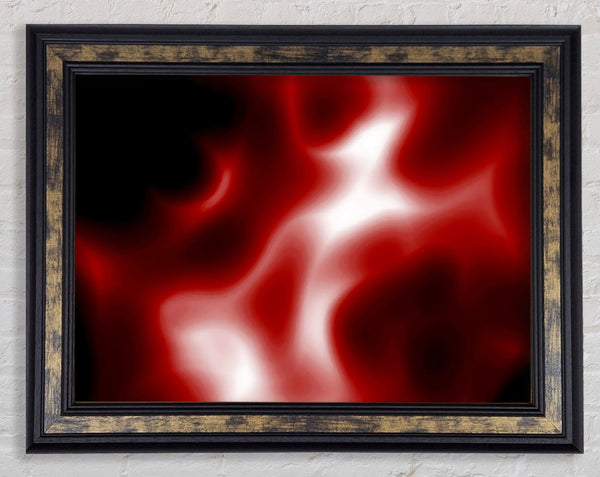 Through The Red Mist Framed Print